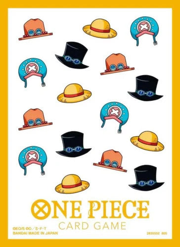 ONE PIECE CARD GAME - OFFICIAL SLEEVES 13 - HAT PATTERNS