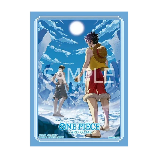ONE PIECE CARD GAME - OFFICIAL SLEEVES 15 - LUFFY & ACE