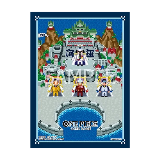 ONE PIECE CARD GAME - OFFICIAL SLEEVES 15 - THE THREE ADMIRALS